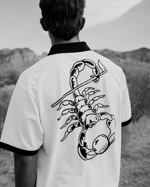 Devereux Golf スカル刺繍 Vネックサマーベスト Devereux Golf - Holiday Collection - Next Day Shipoing