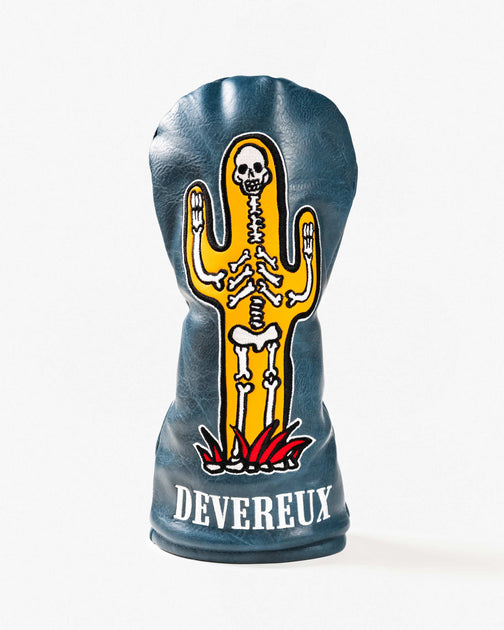 Driver Head Cover - Blue - Devereux Golf
