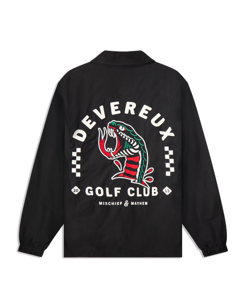 DEVEREUX GOLF】《MEN'S》Runner Windbreaker(BLACK) | Sandy GOLF