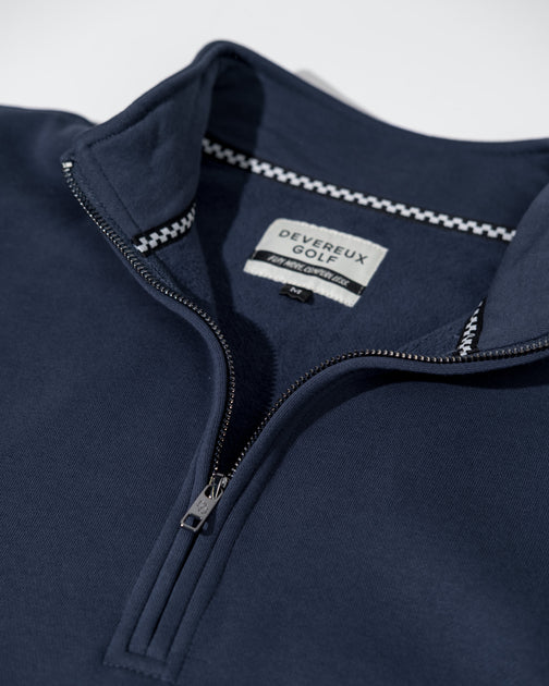 Essential Quarter Zip - Navy | Devereux