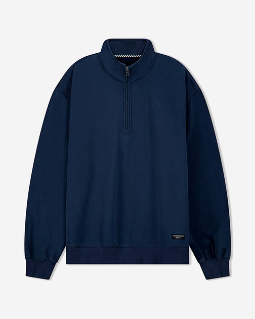 最終値新品【DEVEREUX GOLF】 パーカー／ワッペン刺繍／ネイビー／S PULLOVER_ESSENTIAL_NAVY_0ecf7e