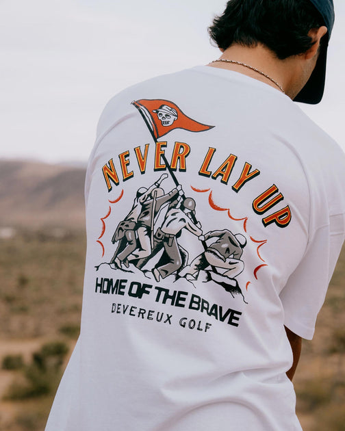 Never Lay Up Tee - White – Devereux