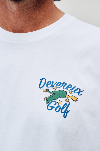 Birdie Juice Men's Golf T-Shirt – White | Devereux
