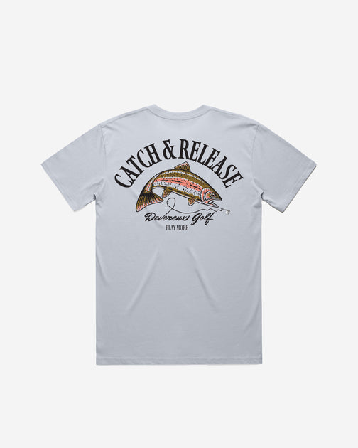 Powder Blue Golf Tee - Catch and Release - Devereux
