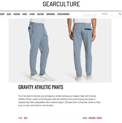 Gear Culture Features Devereux's Gravity Pants