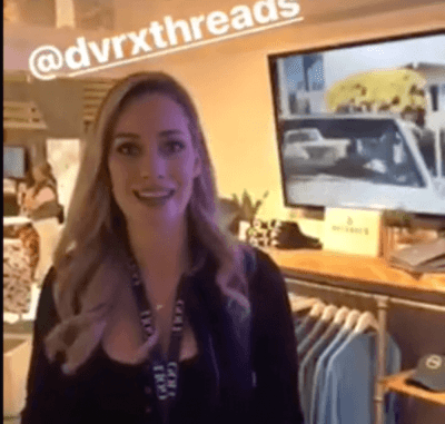 Paige Spiranac Reviews Devereux Clothing at the PGA Merchandise Show
