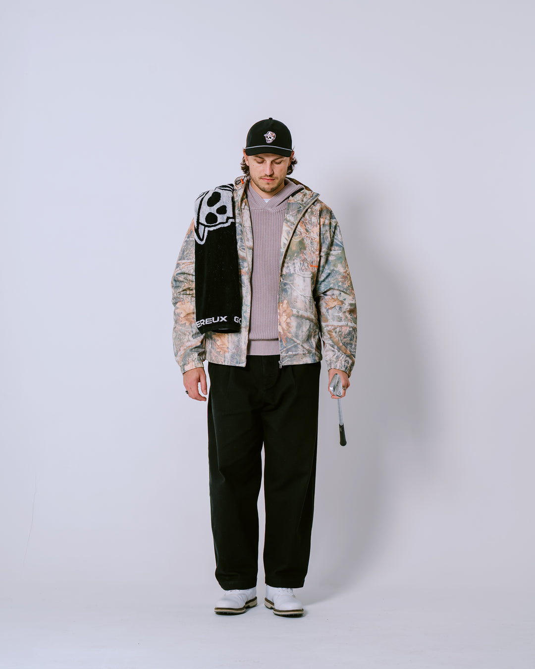 Camo Anorak Jacket - Men's Lightweight Golf Outerwear | Devereux
