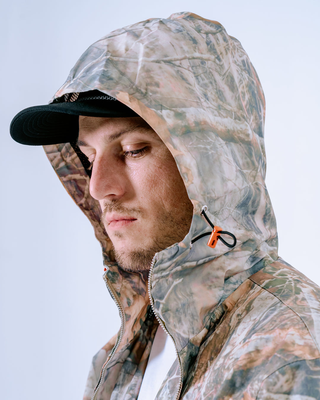 Camo Anorak Jacket - Men's Lightweight Golf Outerwear | Devereux