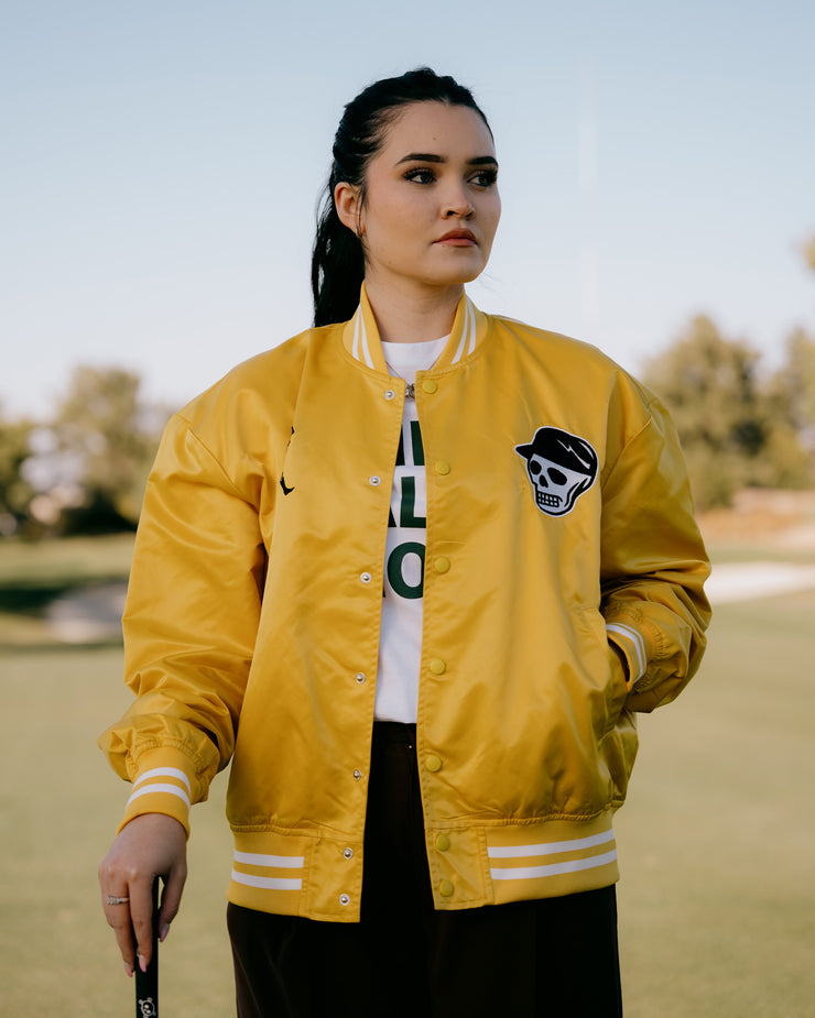 Johnnie Walker Golf Club Satin Bomber - Gold