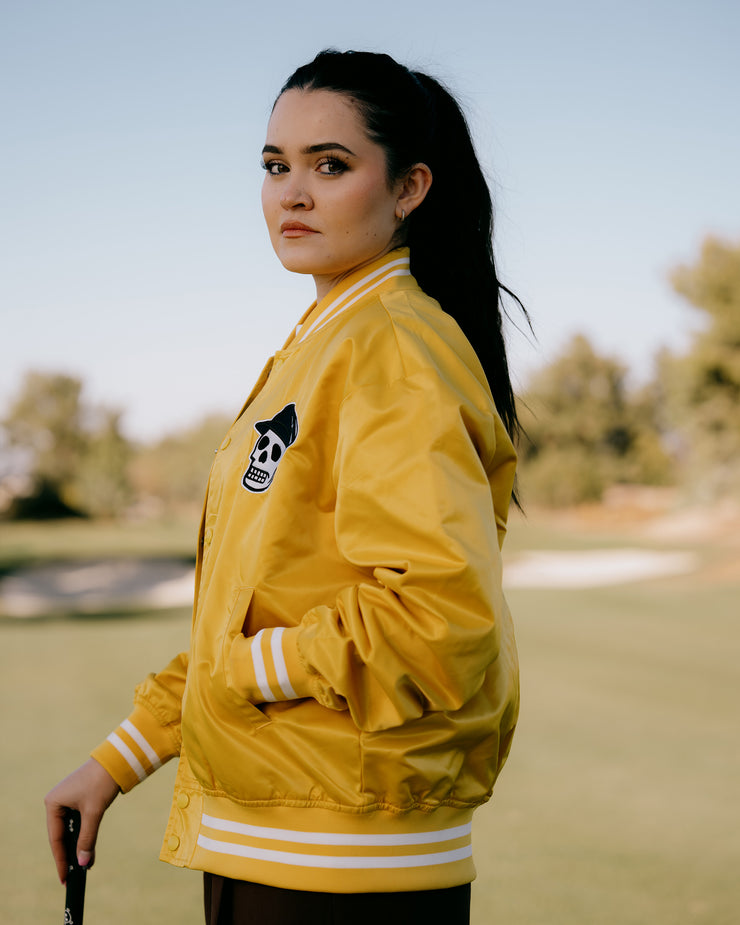 Johnnie Walker Golf Club Satin Bomber - Gold