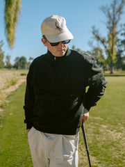 Essential Quarter Zip - Black