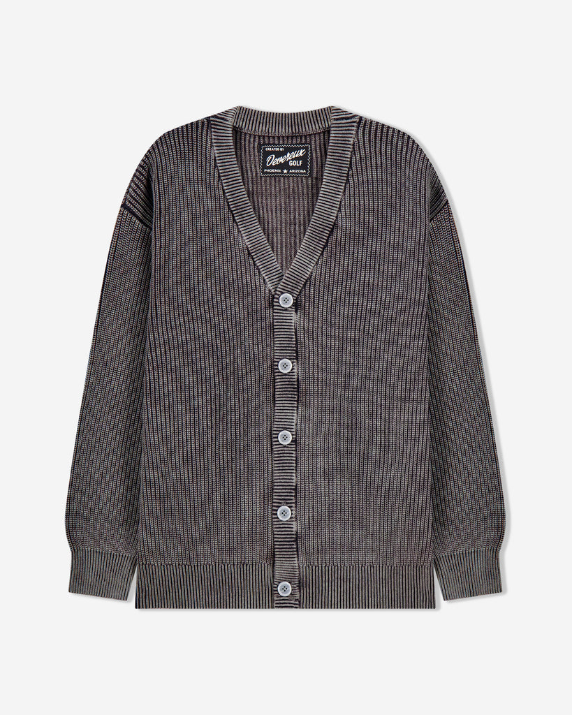 Fisherman Cardigan - Coal - Devereux Golf