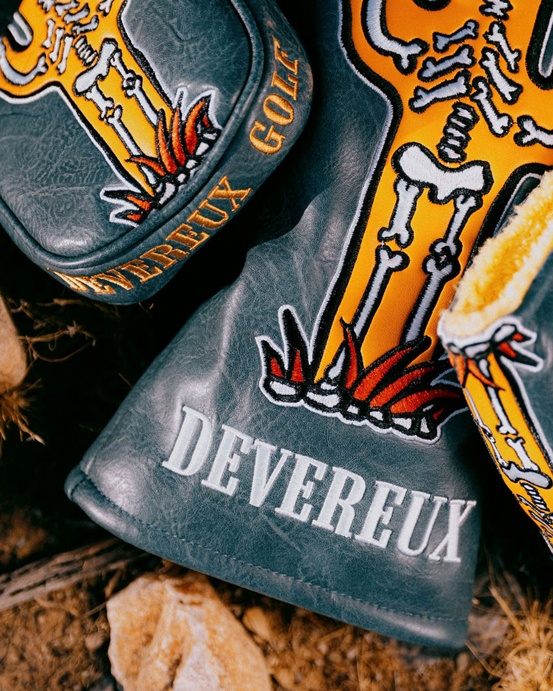 Driver Head Cover - Blue - Devereux Golf