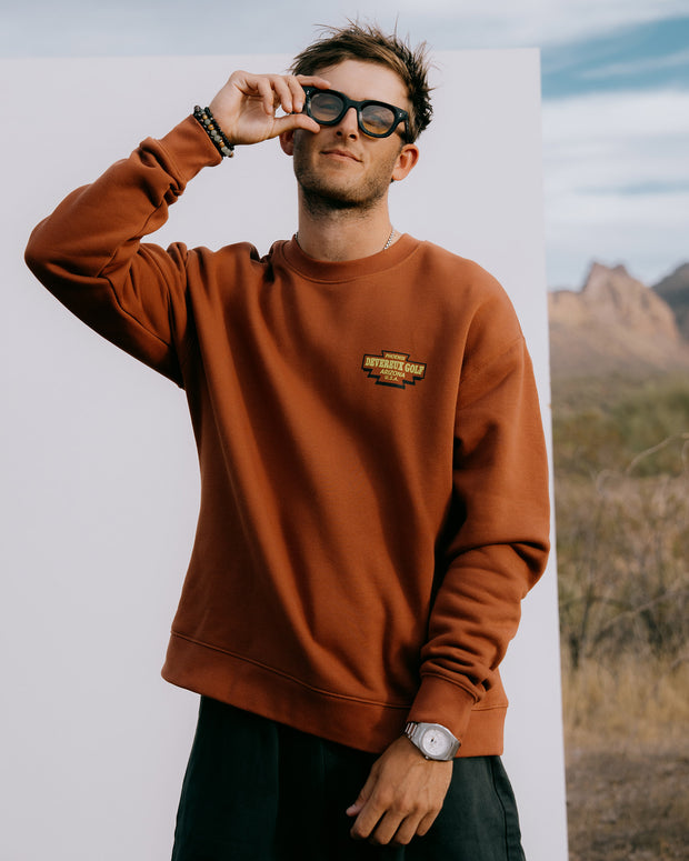 Golf Crewneck Orange Relaxed 