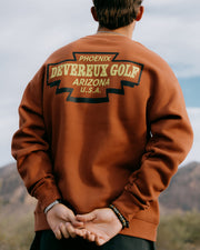 Golf Crewneck Orange Relaxed 