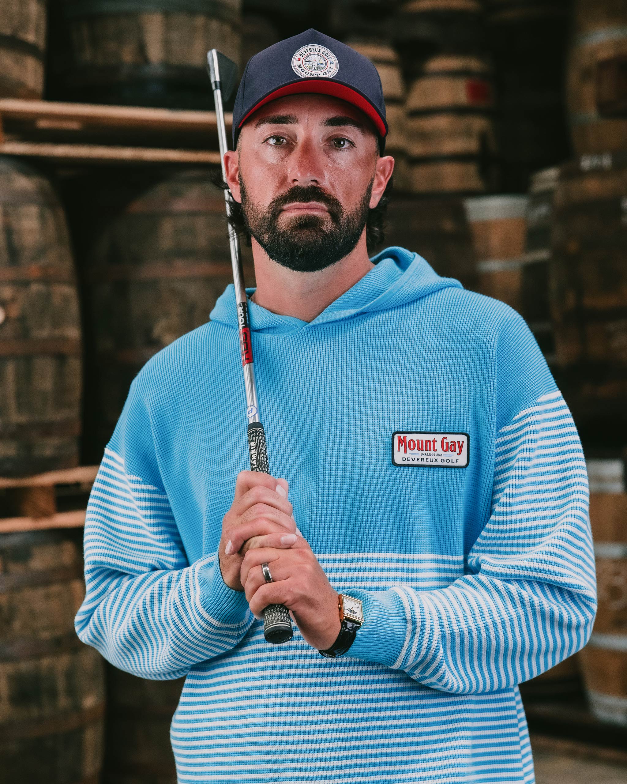 Paynes Bay Knit Hoodie - Light Blue – Devereux