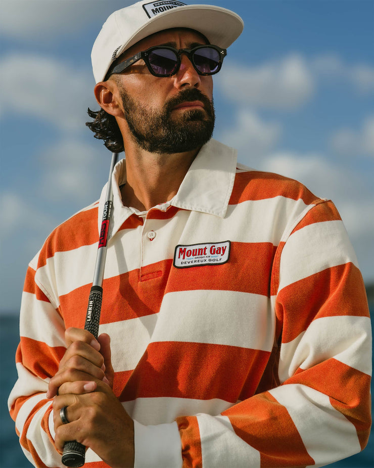 Old Salt LS Polo - Red / White – Devereux