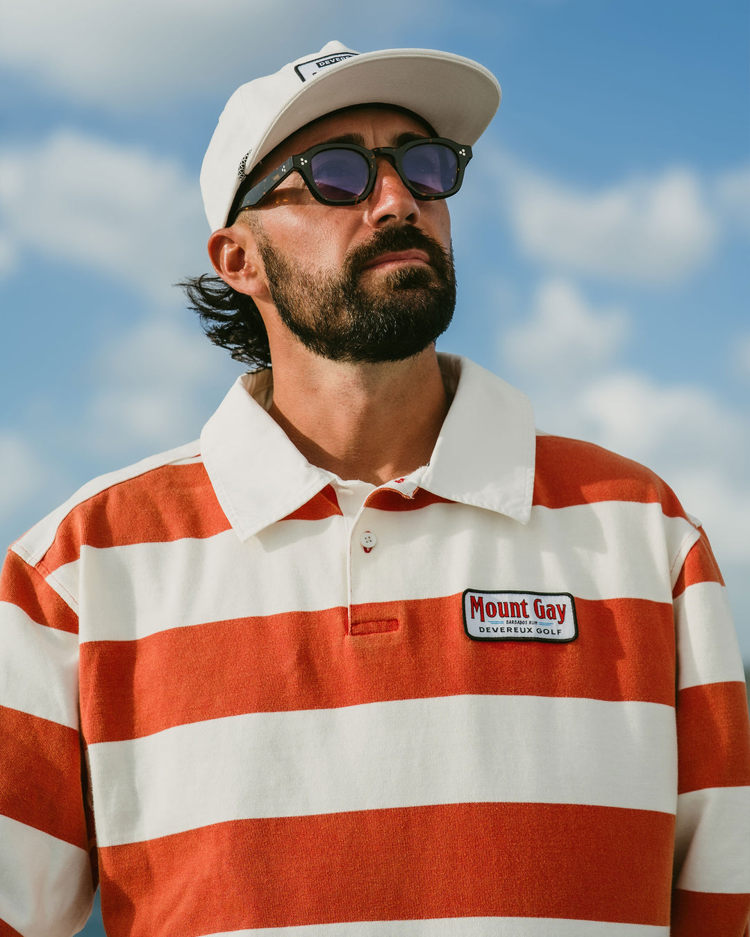 Old Salt LS Polo - Red / White – Devereux