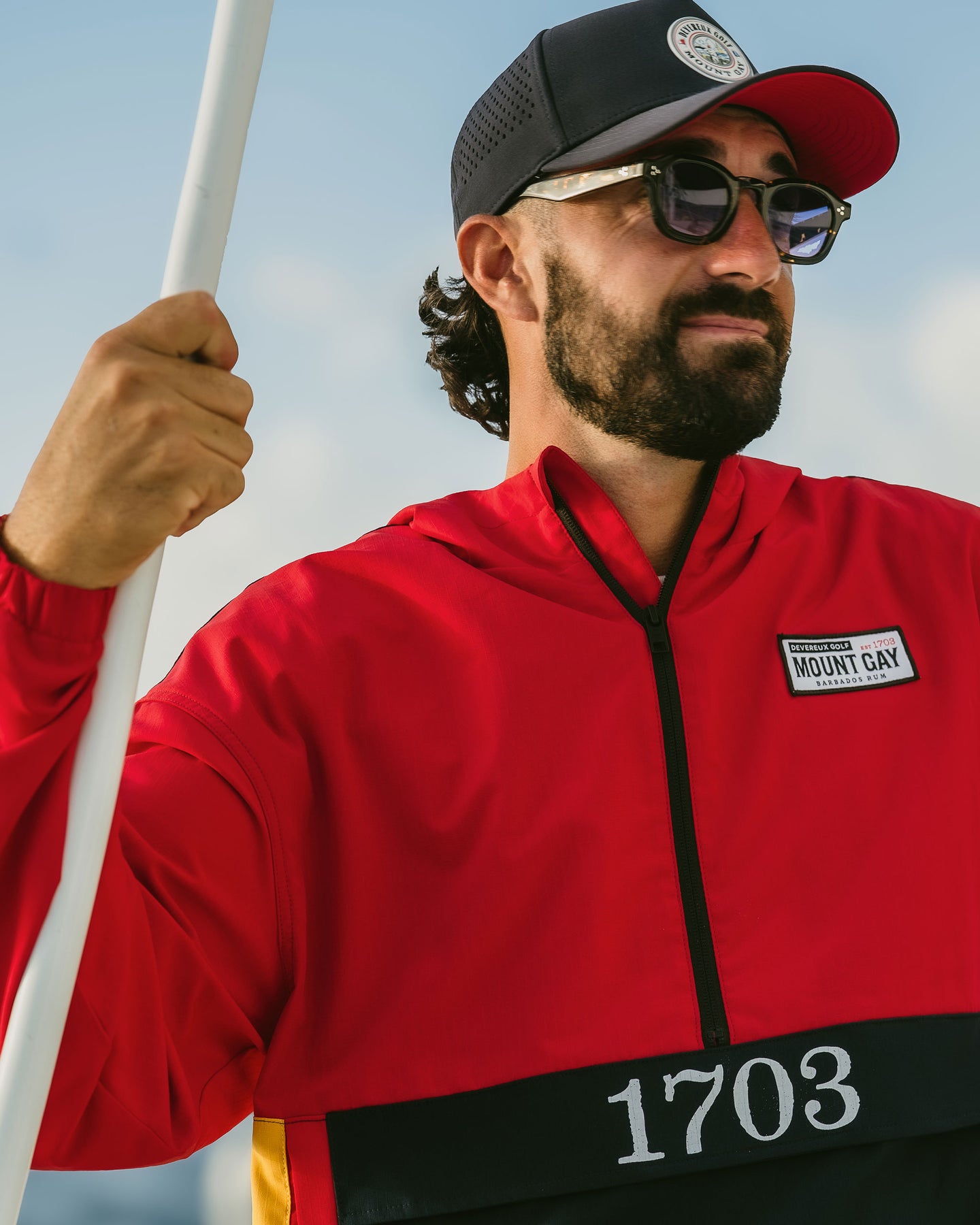 Mount Gay Sailing Jacket - Red – Devereux