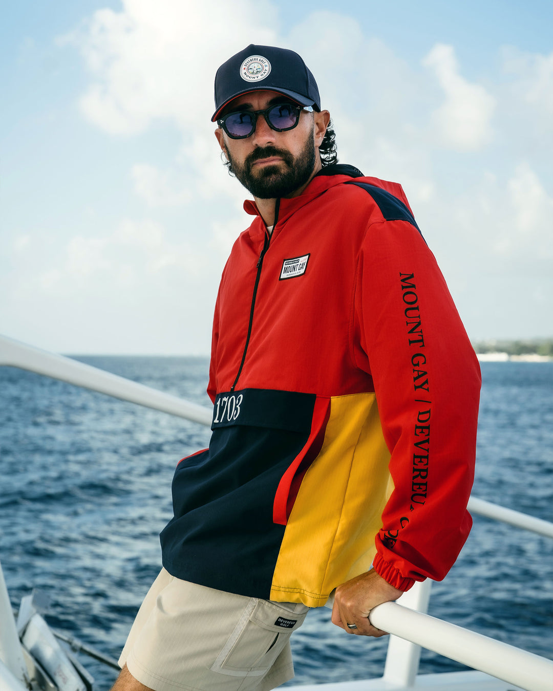 Mount Gay Sailing Jacket - Red – Devereux