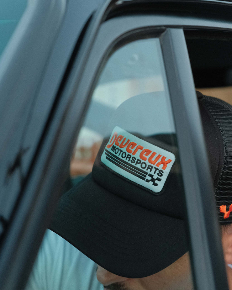 Black foam front trucker hat