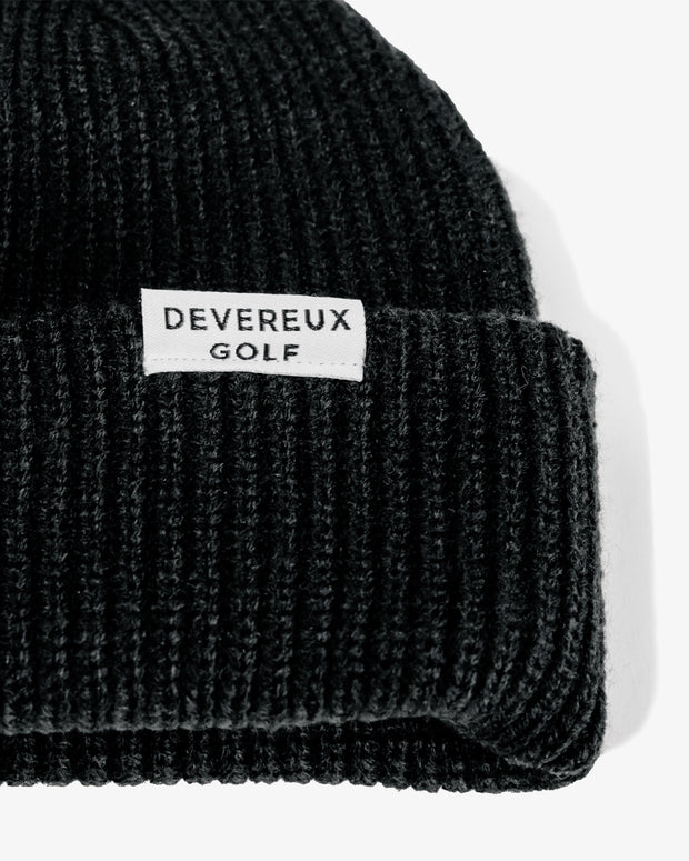 Fisherman Beanie - Black