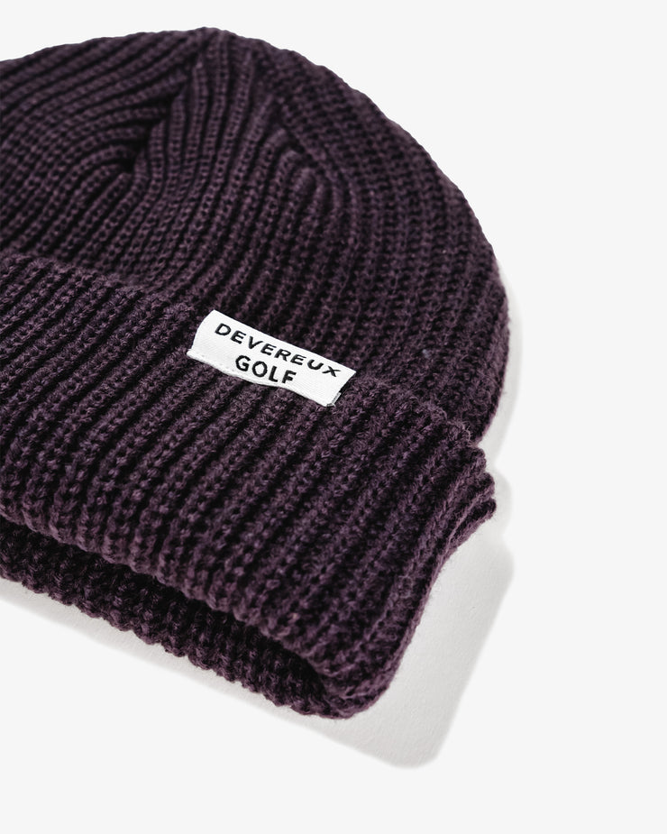 Fisherman Beanie - Plum