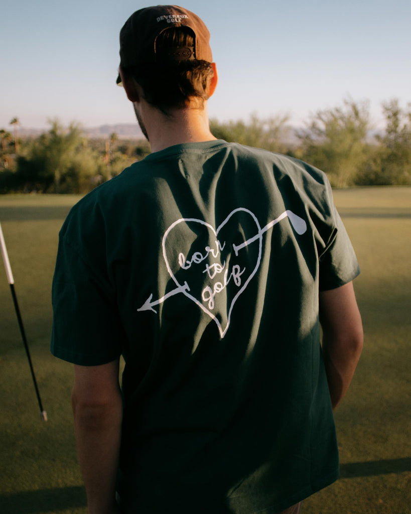 DEVEREUX GOLF Born to Golf まとまる チェッカーリブニット