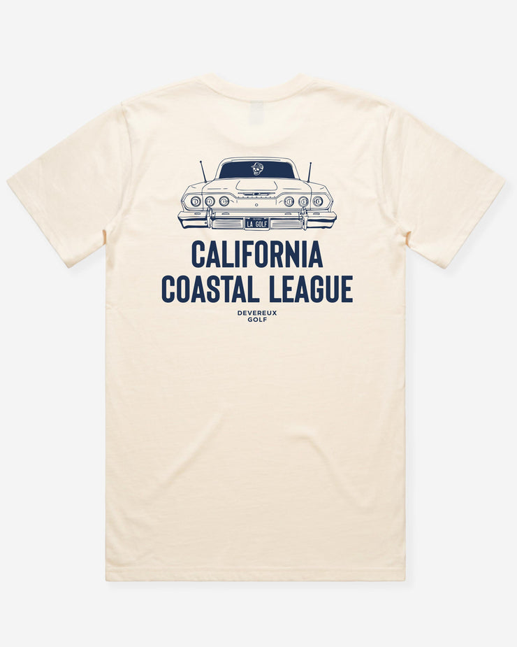 Coastal League Tee - Natural
