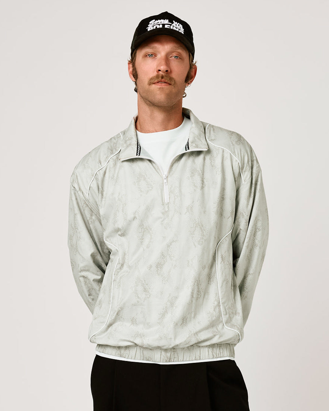 Pullover Piped QTR ZIP - Succulent Green – Devereux