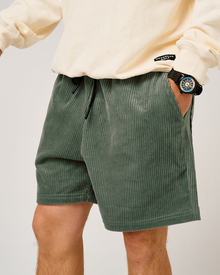Men's Corduroy Golf Shorts – Green | Devereux