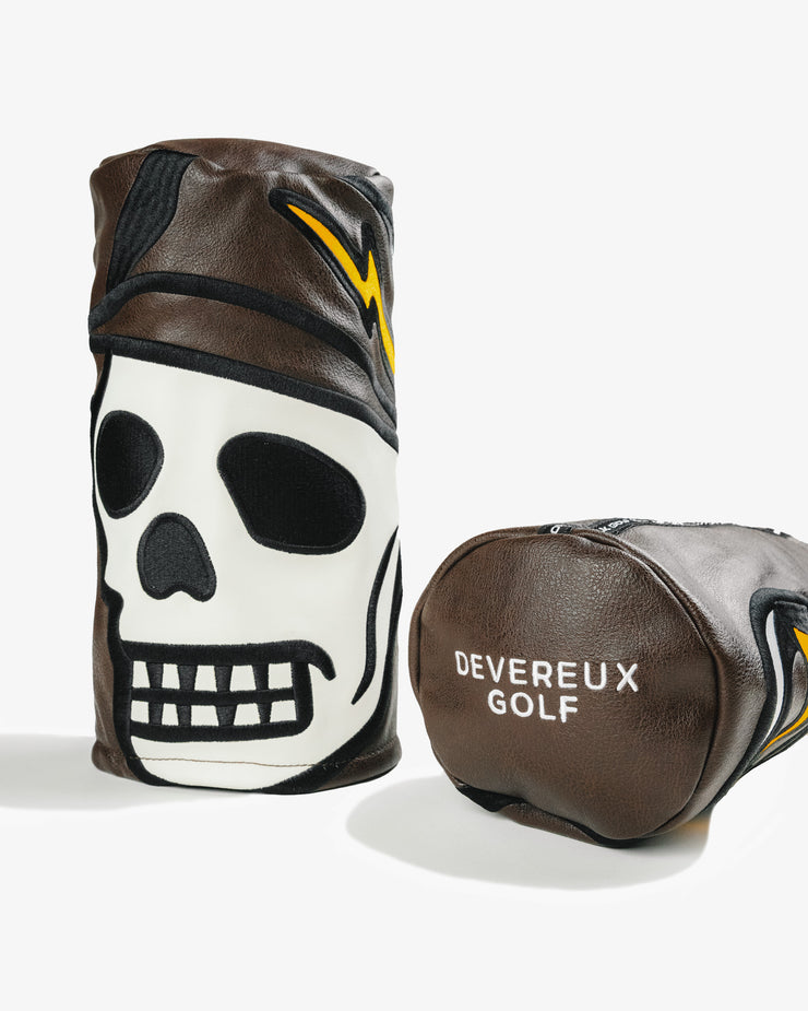 XL Skull Caddie Barrel Cover - Chocolate