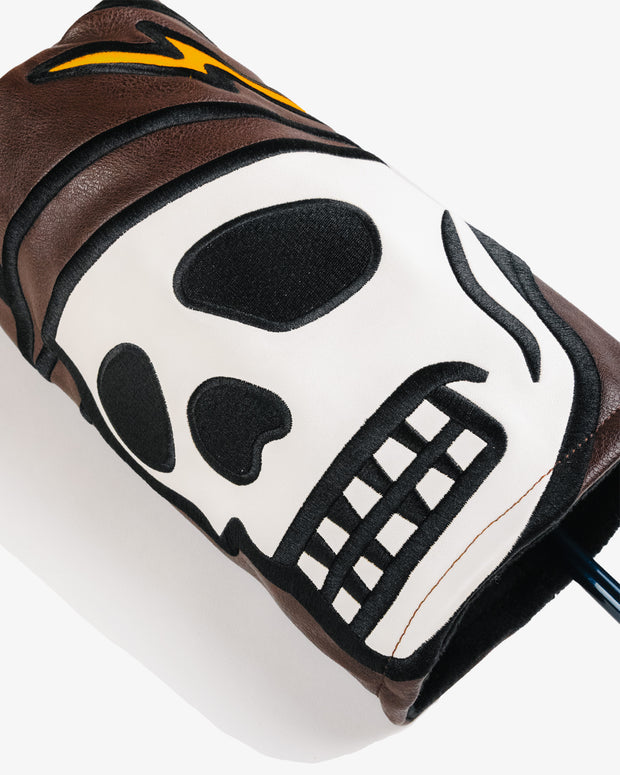 XL Skull Caddie Barrel Cover - Chocolate