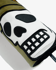 XL Skull Driver Headcover - Olive