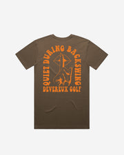 Quiet On the Backswing Tee