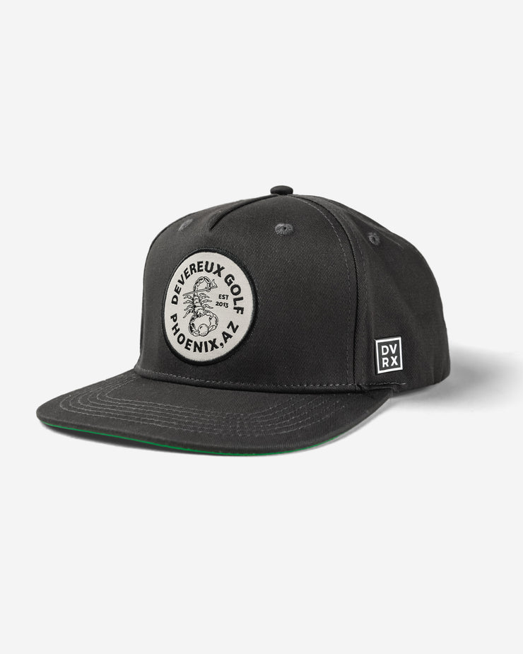 Scorpion Patch Hat - Faded Black