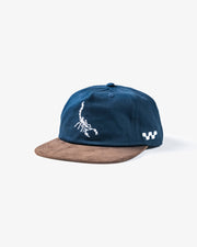 Heffy Scorpion Two Tone Hat - Navy/Brown