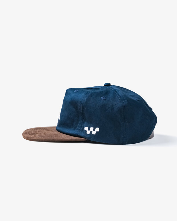 Heffy Scorpion Two Tone Hat - Navy/Brown