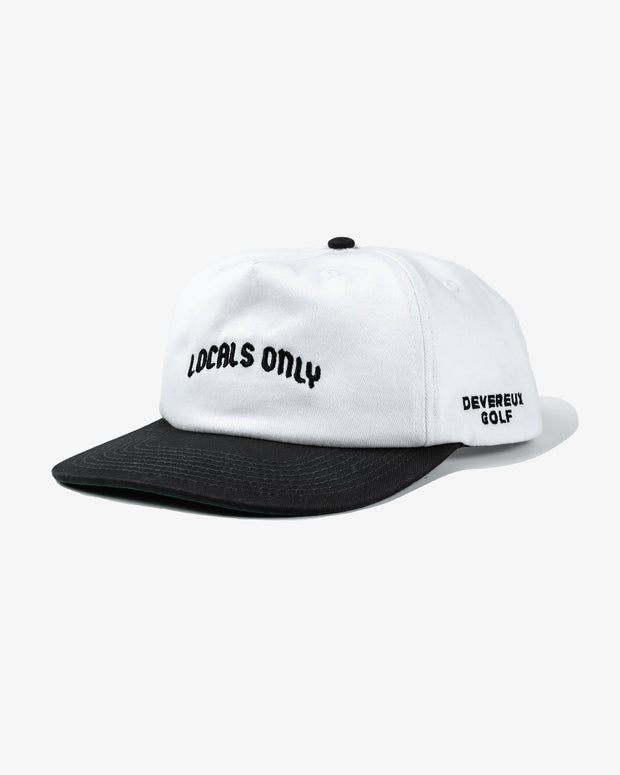 Locals Only Snapback - White