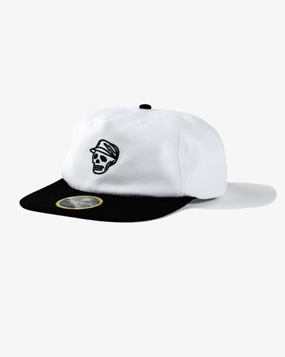 Skull Caddie Two Tone Hat - White / Black