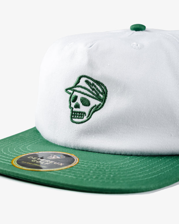 Skull Caddie Two Tone Hat - White / Green