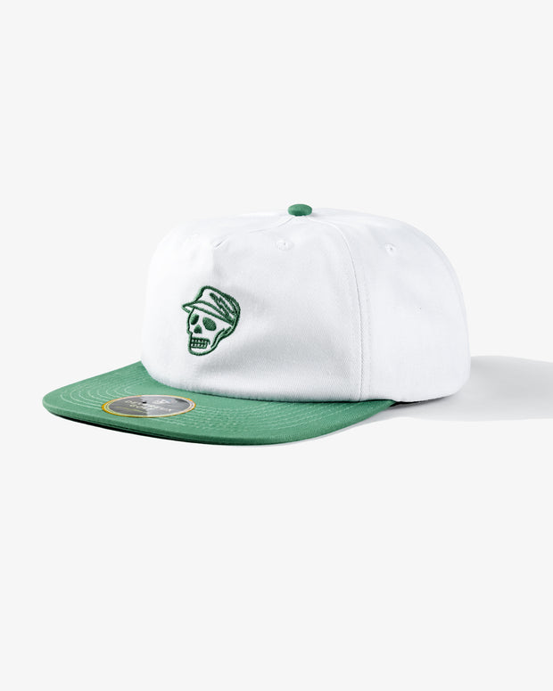 Skull Caddie Two Tone Hat - White / Green