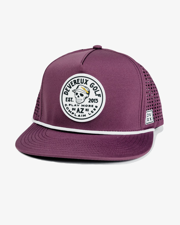 Devereux Patch Hat - Plum