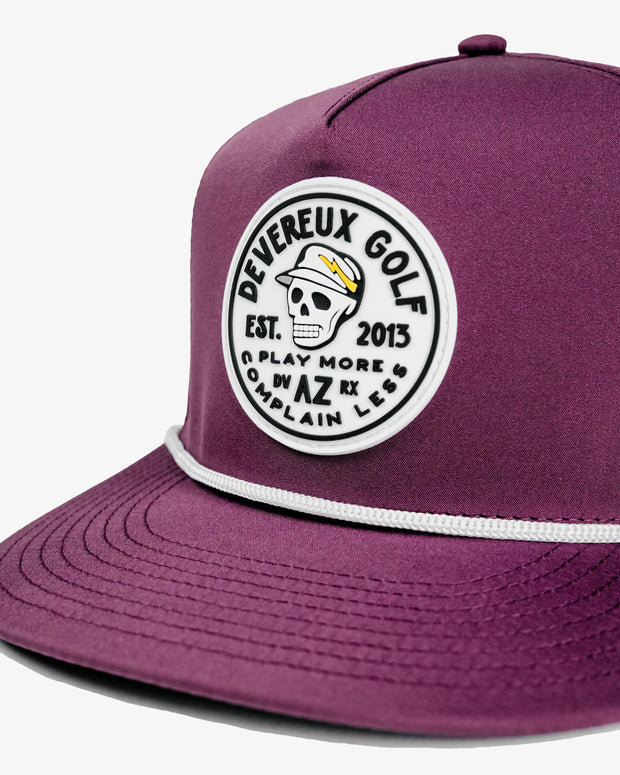 Devereux Patch Hat - Plum