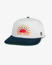 Play More Unstructured Snapback - White