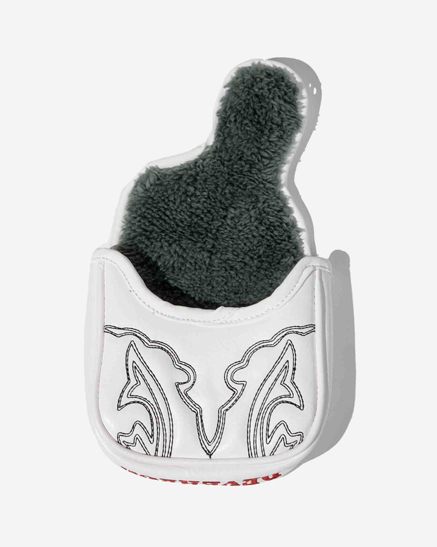 Chino Mallet Putter Cover - White