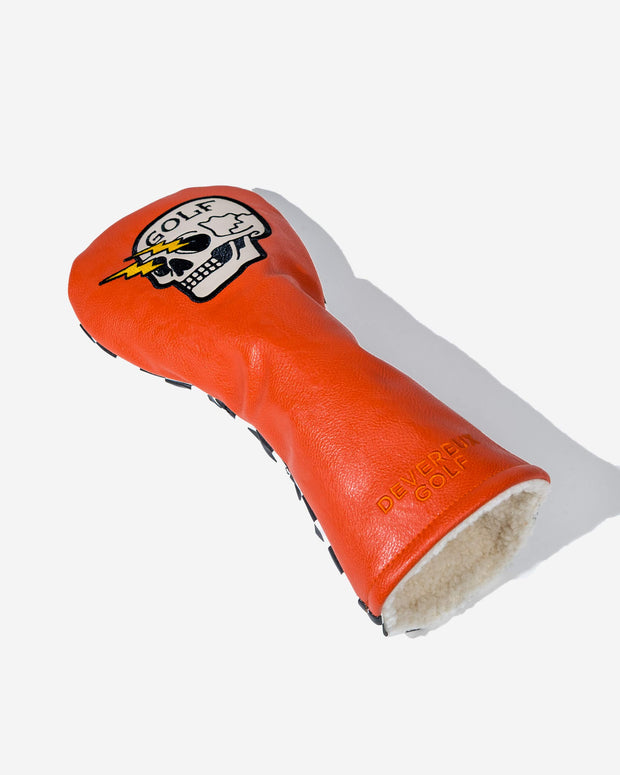 Shocker Skull Driver Cover - Orange