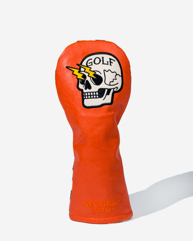 Shocker Skull Driver Cover - Orange