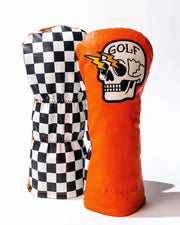 Shocker Skull Driver Cover - Orange