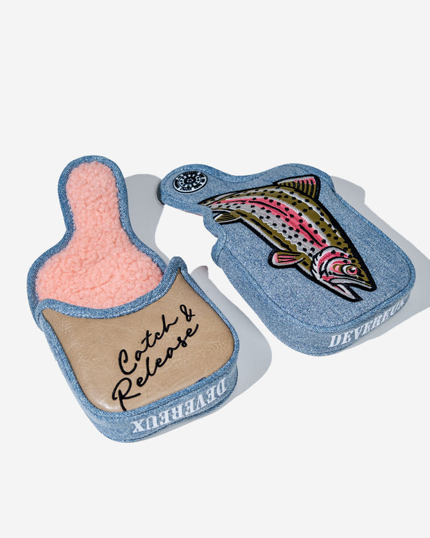 Catch & Release Mallet Putter Cover - Denim